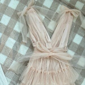 Mable Layered Pearl Dress!